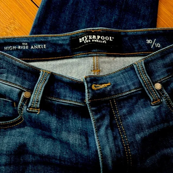 Liverpool Women's High Rise Jeans - Dark Blue - Picture 1 of 5